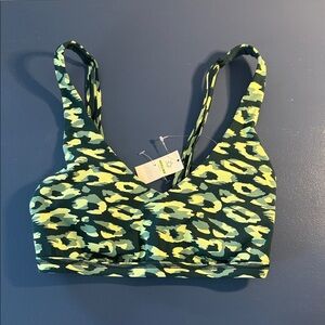 Offline by Aerie Leopard Print Sports Bra XS NWT